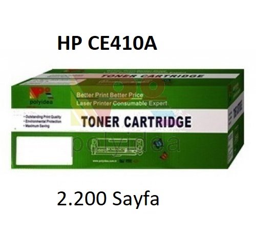 HP CE410A    2.200 Sayfa  Siyah Toner