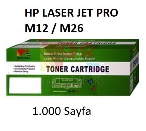 HP LASER JET PRO      M12 / M26 Siyah Toner