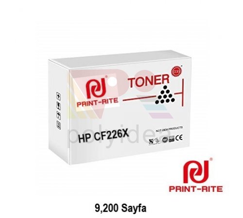 Print-Rite HP-CF226X- TFH103BNLJ - PRINT-RITE TFH103BNLJ - SİYAH LASERJET TONER TFH103BNLJ