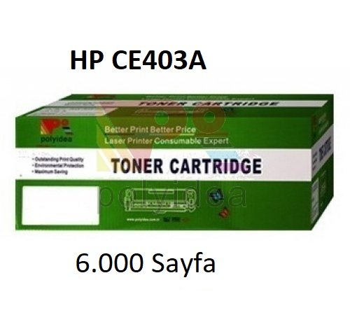 HP CE403A Kırmızı Toner