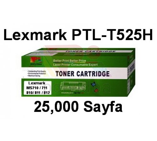 PTL-T525H / Lexmark MS710 - MS711 - MS811 - MS812    25.000 Sayfa
